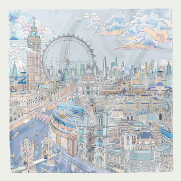 JDF London Elegance Silky Scarf (90cm)