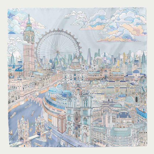 JDF London Elegance Silky Scarf (90cm)