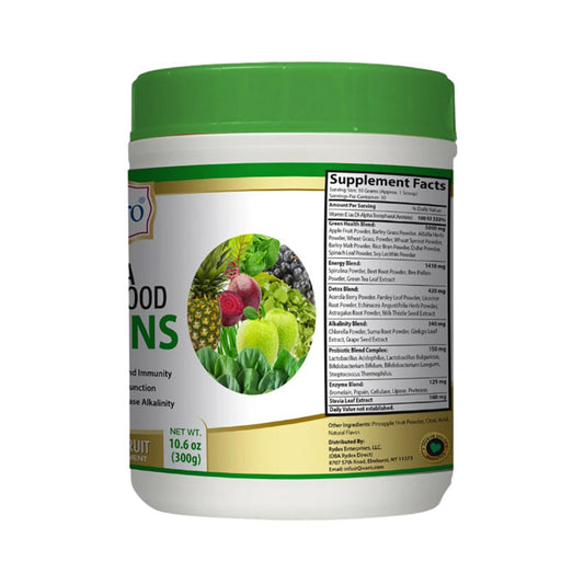 QIVARO Superfood Greens - Tropical Fruit  (300g)