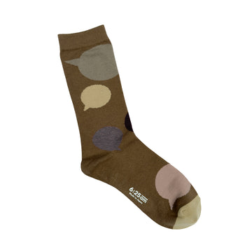 SIX25AM 6:25AM X Michelle Loo Speechsock-Light Brown