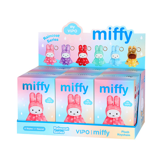 VIPO Miffy 雨衣系列 公仔掛飾 - 盲盒 (原盒6個)