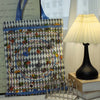 JDF Wonderful Adventure Dream Blue Argyle Tote Bag