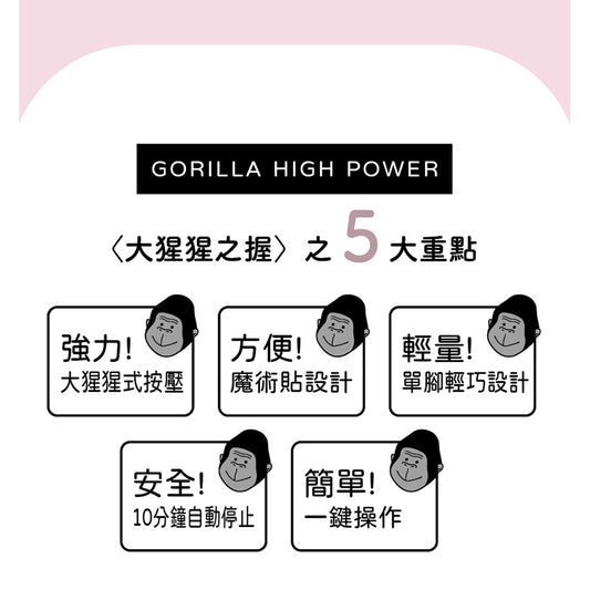 DOSHISHA Gorilla Massager Calf - Purple