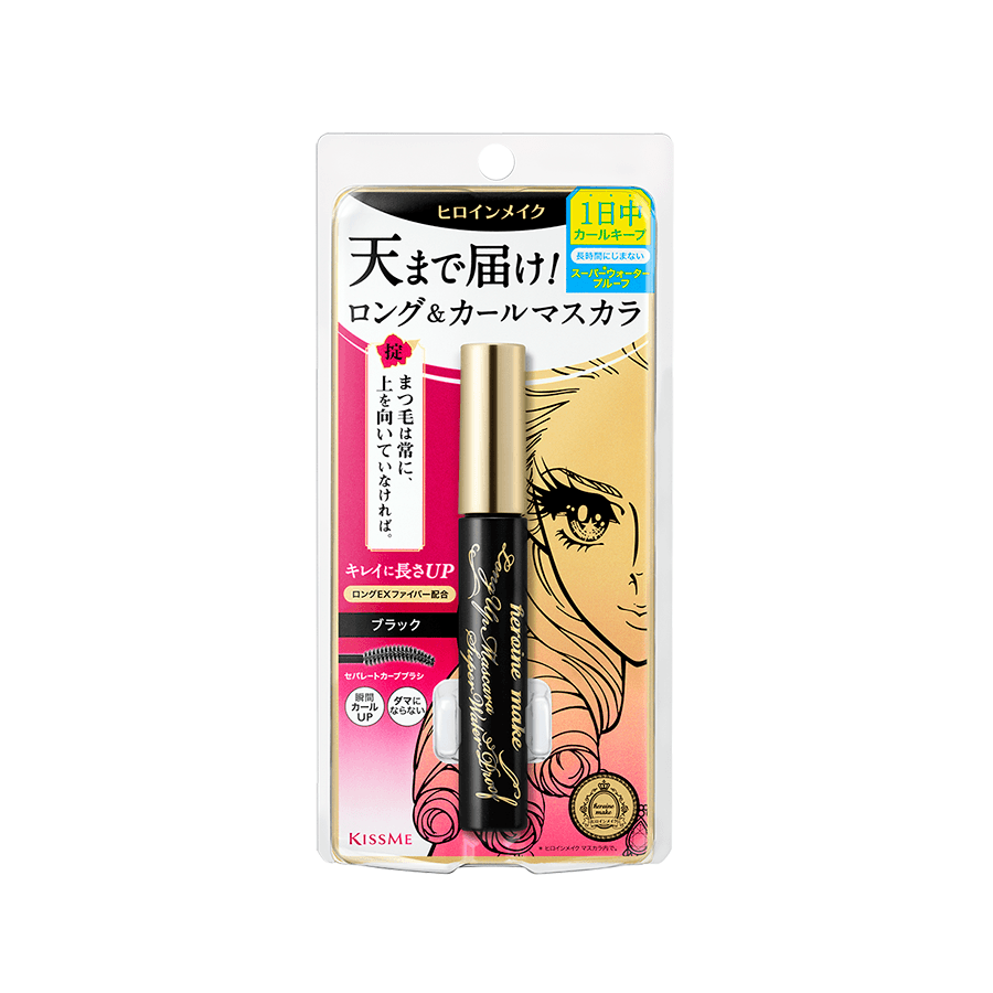 HEROINE MAKE HM Long Up Mascara S.Wp 01 Black (6g) - LOG-ON