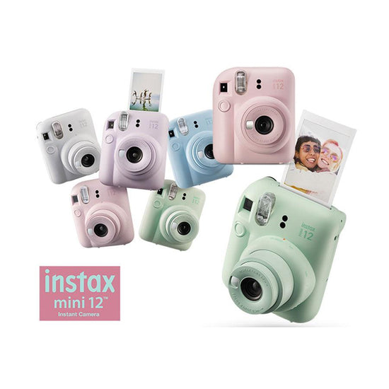 FUJIFILM Instax Mini 12 Clay White - LOG-ON