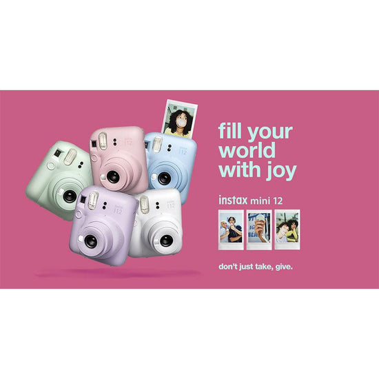 FUJIFILM Instax Mini 12 Blossom Pink - LOG-ON