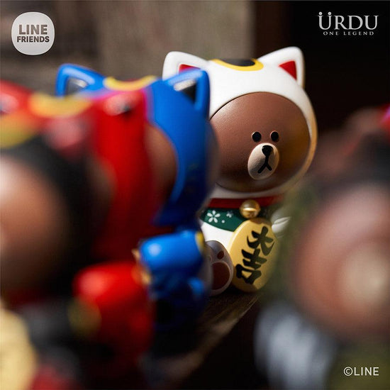 URDU Line Friends Meets Urdu Fukuheya Good Luck Brown - LOG-ON