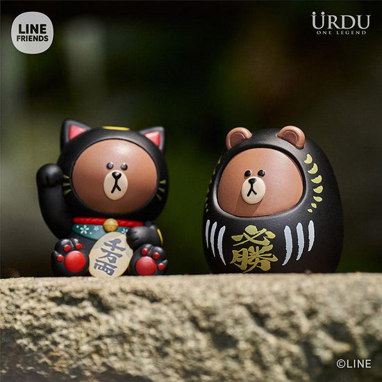 URDU Line Friends Meets Urdu Fukuheya Good Luck Brown - LOG-ON