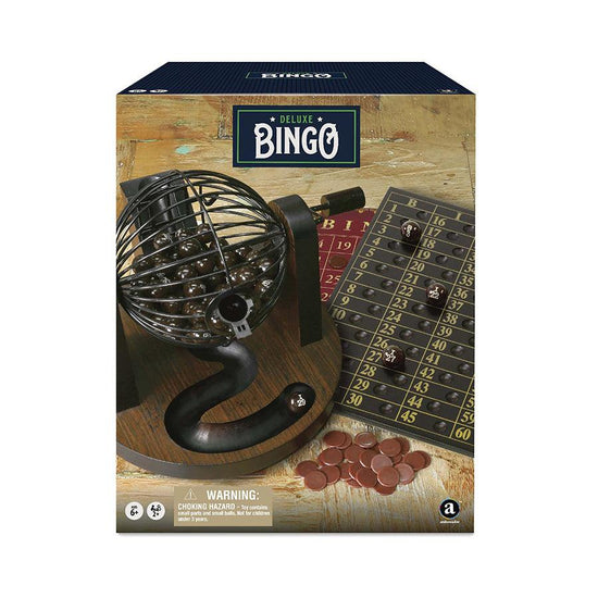 AMBASSADOR Craftsman Deluxe Wooden Bingo Set - LOG-ON