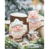 TOYZEROPLUS LuLu the Piggy Winter Series - Mushroom Elf Lu Plush Keychain