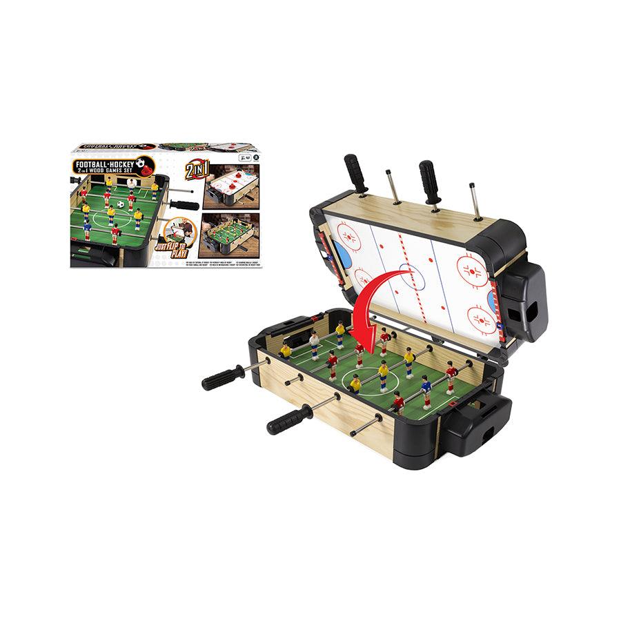 AMBASSADOR 2-in-1 Foosball Games Table - LOG-ON