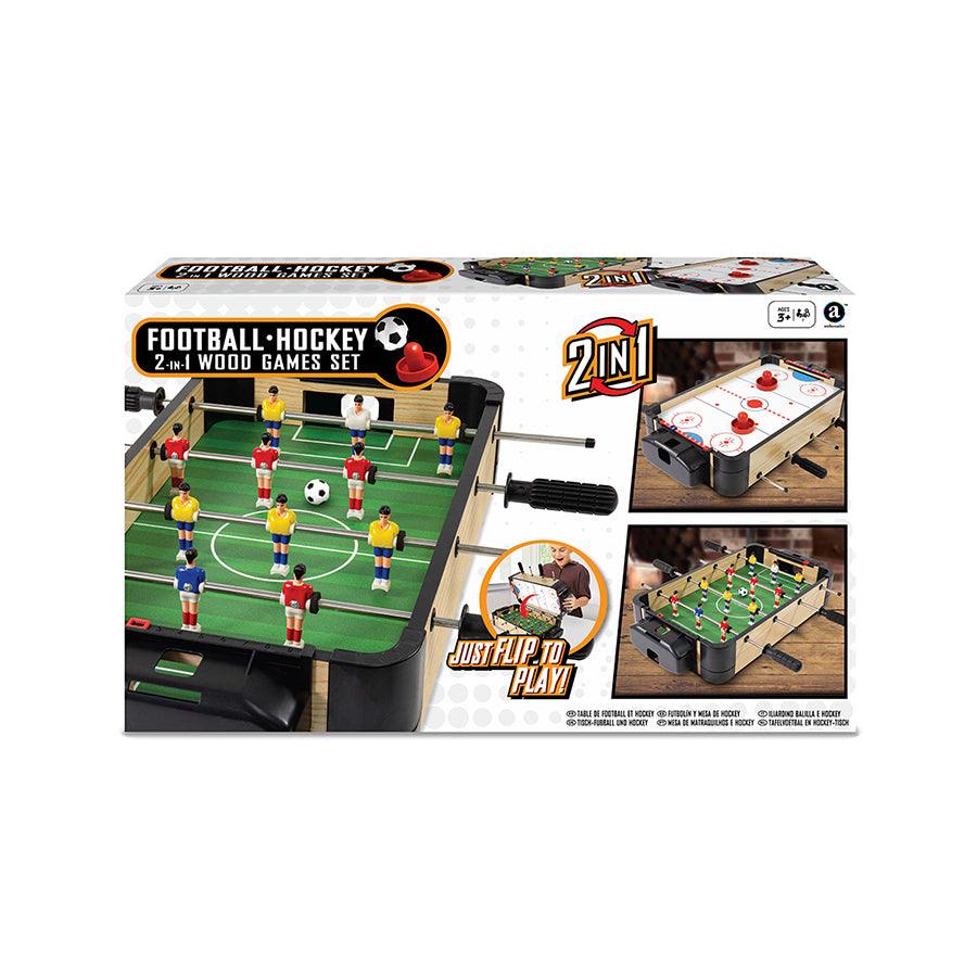 AMBASSADOR 2-in-1 Foosball Games Table - LOG-ON