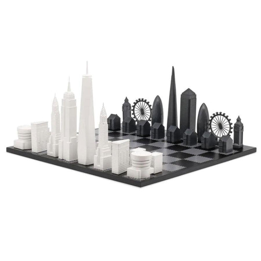 SKYLINE_CHESS Skyline Chess London vs New York Acrylic - LOG-ON