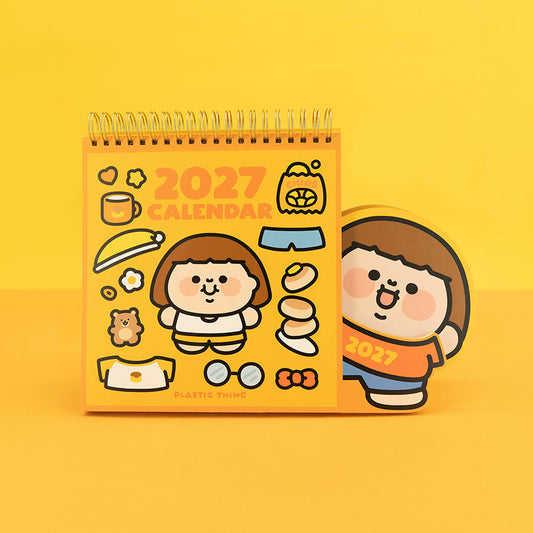 PLASTIC THING Plastic Thing 2027 Desk Calendar(Pre-orders include a free 2027 calendar card)