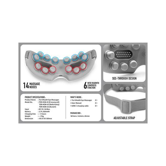 TORRII TorriiHealth Eye Massager-Kuromi