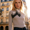 JDF Classy and Fabulous Anchor Silky Scarf (90cm)