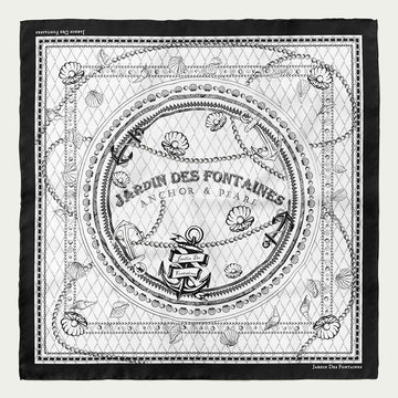 JDF Classy and Fabulous Anchor Silky Scarf (90cm)