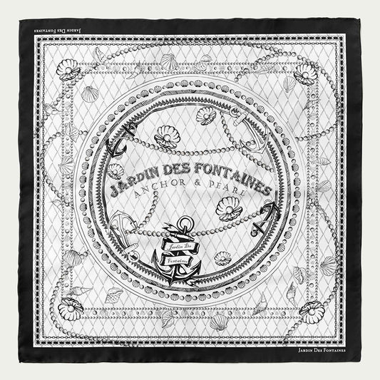 JDF Classy and Fabulous Anchor Silky Scarf (90cm)