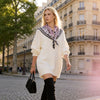 JDF Classy and Fabulous Misty Pink Silky Scarf (90cm)
