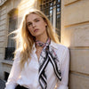 JDF Classy and Fabulous Misty Pink Silky Scarf (90cm)