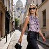 JDF Classy and Fabulous Misty Pink Silky Scarf (90cm)