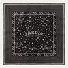 JDF Classy and Fabulous Ink Black Silky Scarf (90cm)