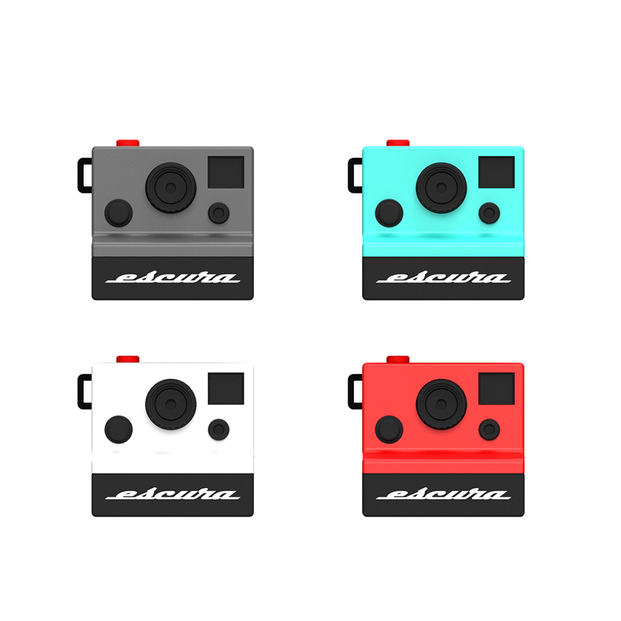 WINNER CONCEPT Escura Retro1 Digital camera blue - LOG-ON
