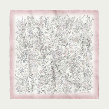 JDF Serenity Bloom Silky Scarf (70cm)