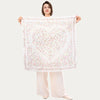 JDF Venus Garden of Love Heart Silky Scarf (90cm)