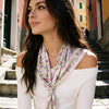 JDF Venus Garden of Love Heart Silky Scarf (90cm)