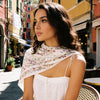JDF Venus Garden of Love Heart Silky Scarf (90cm)