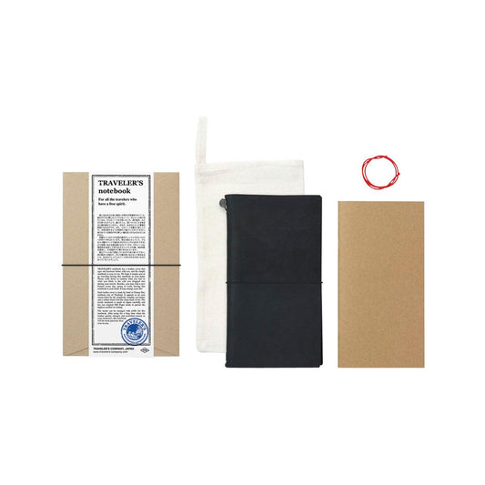 TRAVELER'S NOTEBOOK TRAVELER'S notebook - Black - LOG-ON
