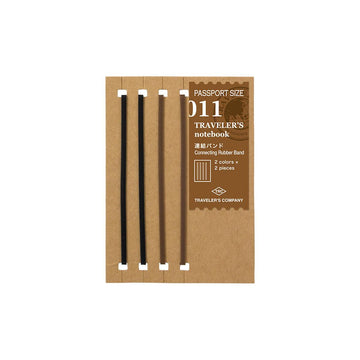 TRAVELER'S NOTEBOOK TN P011 Rubber Stripe Refill - LOG-ON