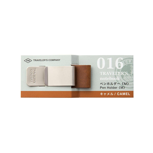 TRAVELER'S NOTEBOOK TN R016 Pen Holder Camel - M - LOG-ON