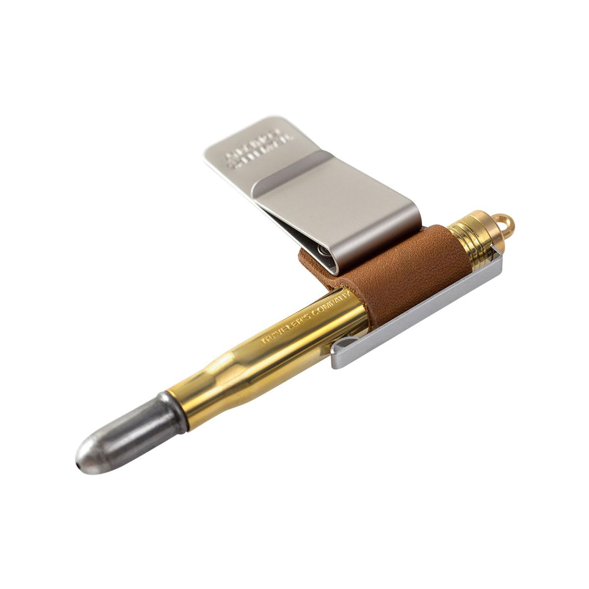 TRAVELER'S NOTEBOOK TN R016 Pen Holder Camel - M - LOG-ON