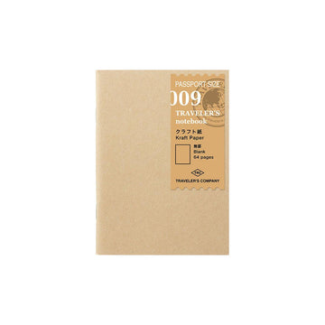 TRAVELER'S NOTEBOOK TN P009 Kraft Paper Refill - LOG-ON