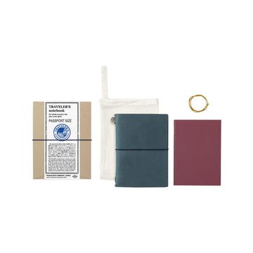 TRAVELER'S NOTEBOOK TN Passport Size - Blue Edition - LOG-ON