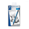 STAEDTLER Mars Lumograph Drawing Pencil 12 pcs Set - LOG-ON
