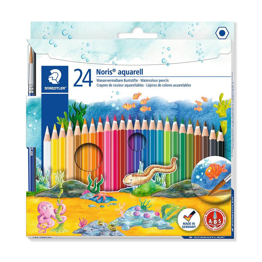 STAEDTLER Noris Aquarell Aqua Color Pencil 24 Color - LOG-ON