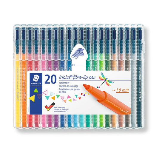 STAEDTLER Triplus Fibre Tip Pen 20 Color - LOG-ON