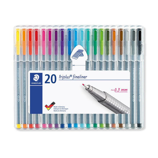 STAEDTLER Triplus Fineliner 20 Color - LOG-ON