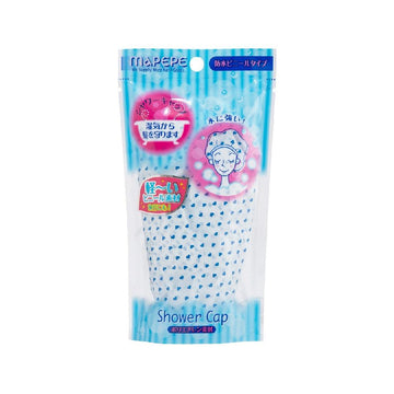 MAPEPE Mapepe Shower Cap Heart Blue  (15g) - LOG-ON