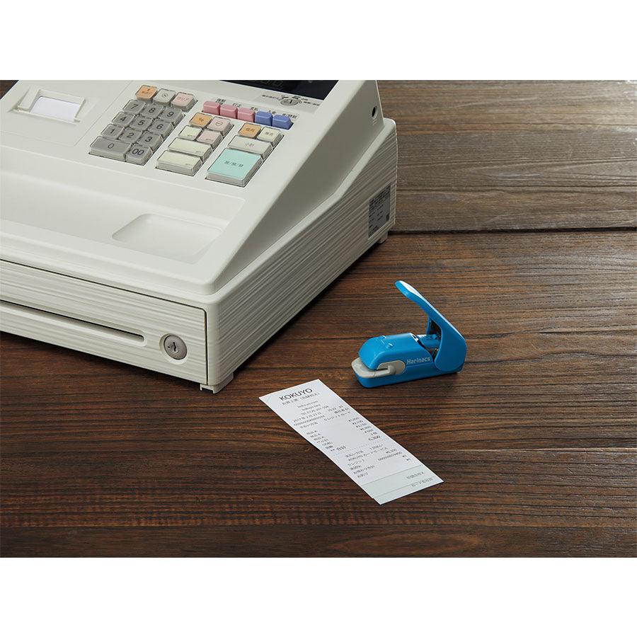 KOKUYO Harinacs Press Stapler - Blue - LOG-ON