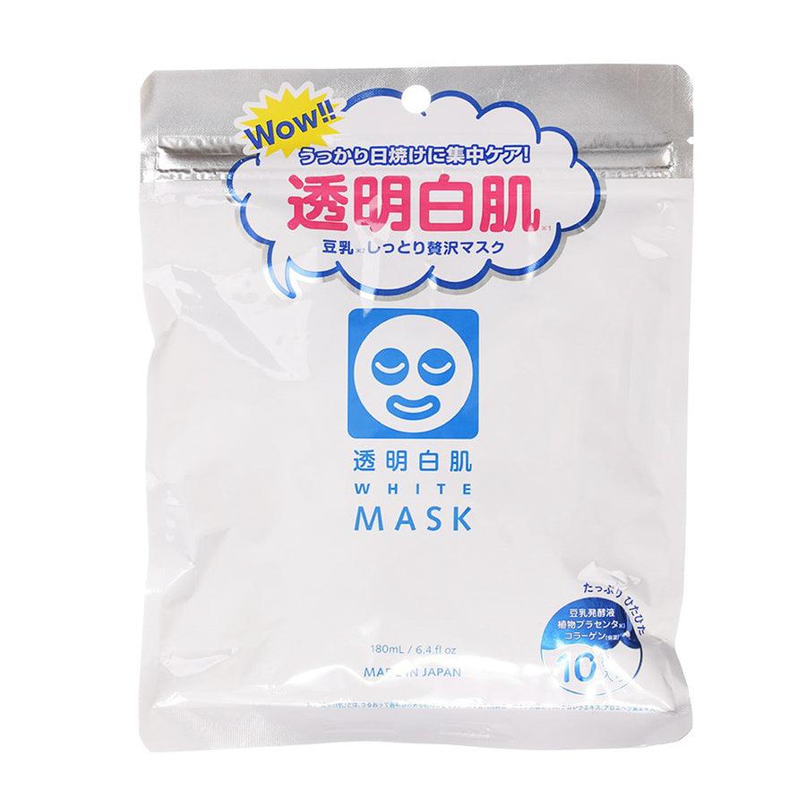 BRIGHT & WHITE White Face Mask - LOG-ON