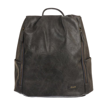 LOG-ON FW15 Amanda Iii Pu Backpack-Greyish Blue - LOG-ON