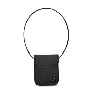 COVERSAFE X Coversafe X75 RFID Block Neck Pouch-Black - LOG-ON