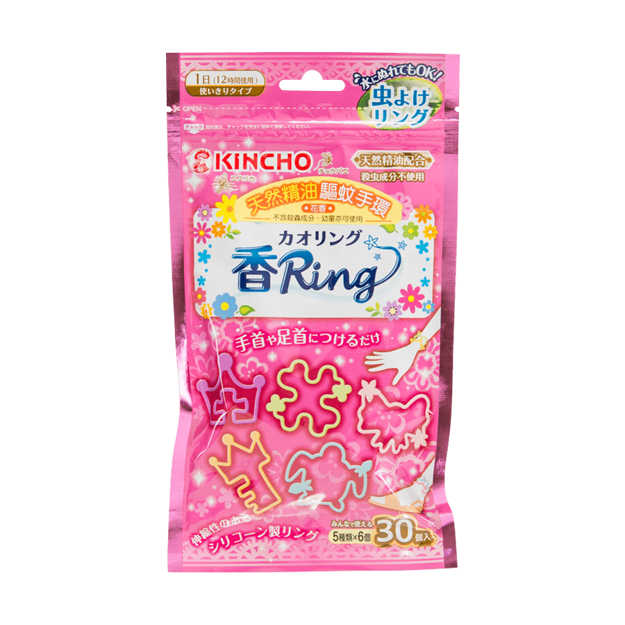 KINCHO Kaori Ring Floral Scent 30pcs  (38g) - LOG-ON