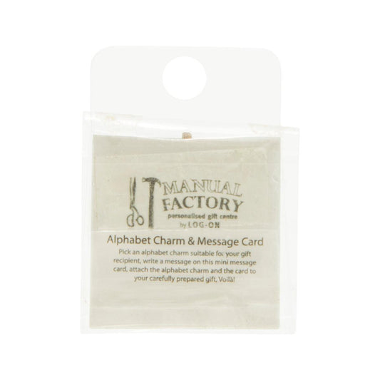 MANUAL FACTORY MF Alphabet Charm R - LOG-ON