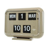TWEMCO Calendar Flip Clock QD-35 Grey - LOG-ON
