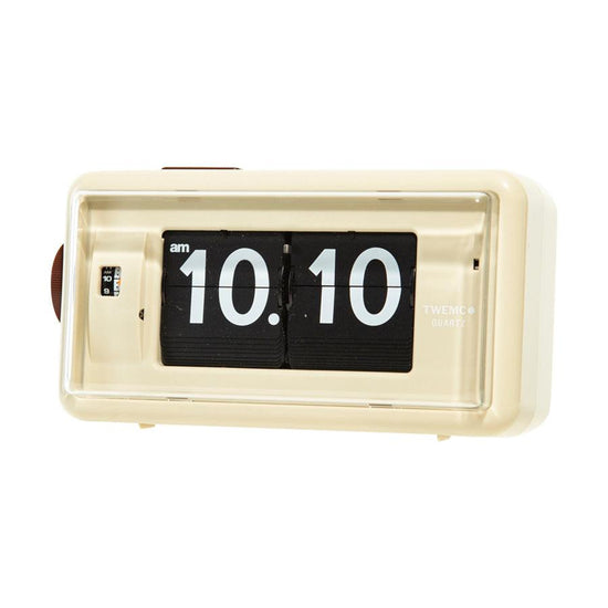 TWEMCO TWEMCO Alarm Flip Clock AL-30 (Beige) - LOG-ON